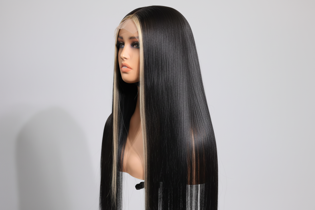 Bone Straight Birthmark Wig Luxury Quality 100% Raw Vietnamese Hair