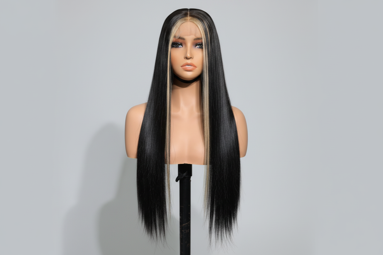 Bone Straight Birthmark Wig Luxury Quality 100% Raw Vietnamese Hair