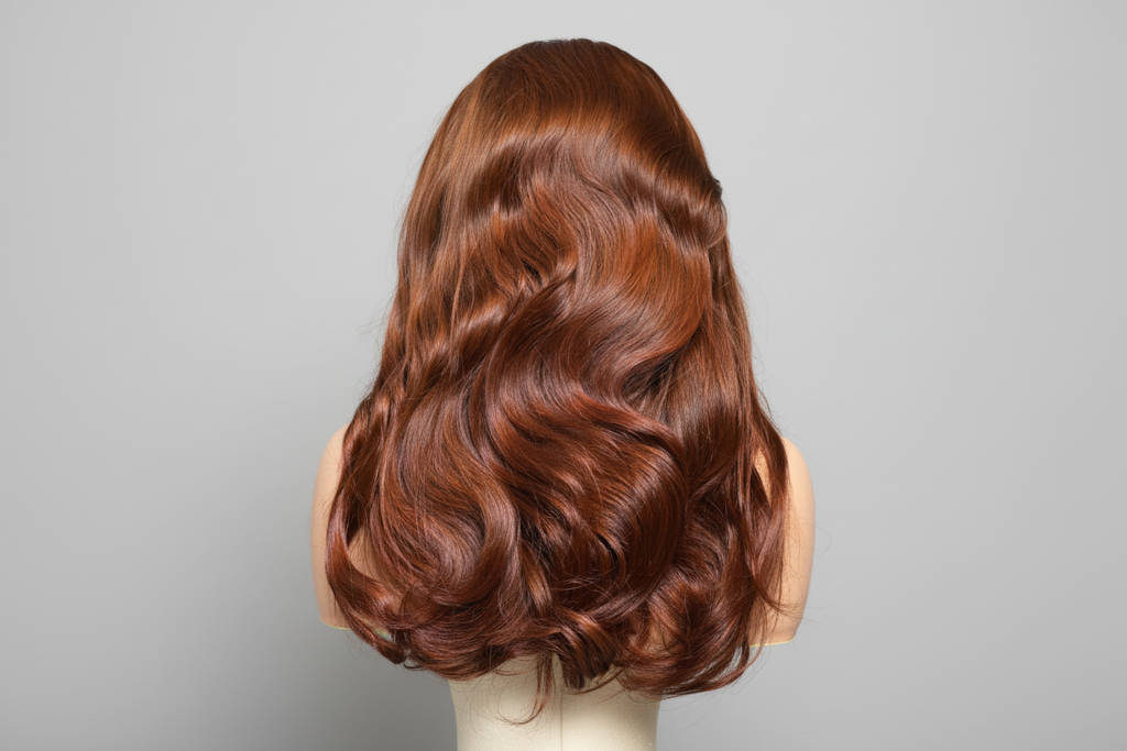 Body Wave Frontal Wig Brown Colored 18 Inches Hot Selling 100% Raw Hair
