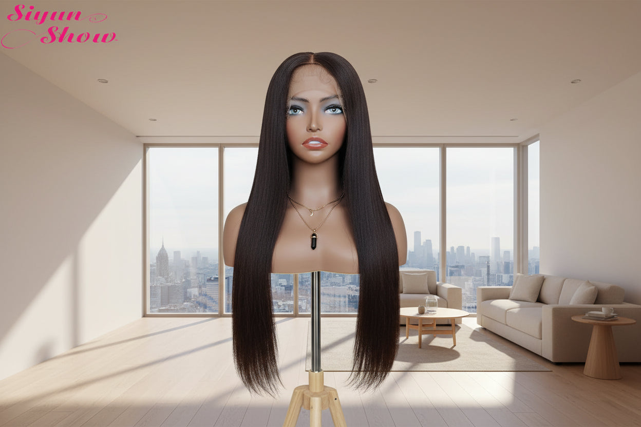 Raw Vietnamese Super Double Drawn Bone Straight Bob Wigs Ombre Brown HD Transparent Lace Frontal Human Hair Wigs Bleached Knots